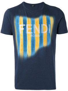 футболка с принтом логотипа Fendi