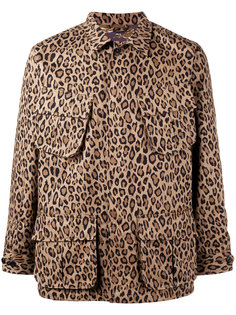 леопардовая куртка на молнии Uniform Experiment