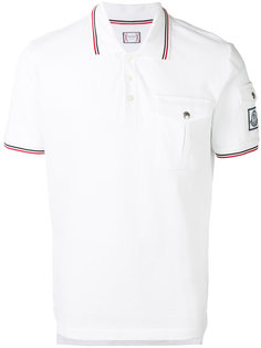 contrast piping polo shirt Moncler Gamme Bleu