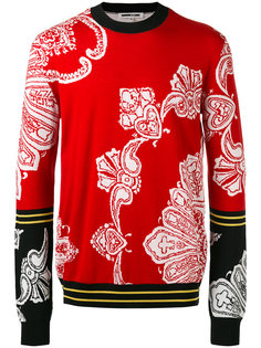 color block patterned sweater McQ Alexander McQueen