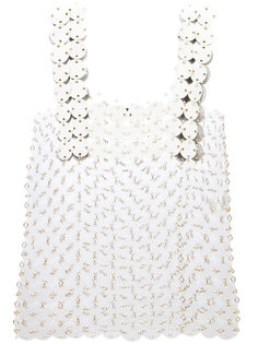 sequin embellished top Paco Rabanne