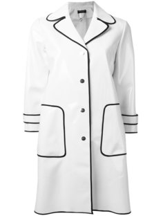 пальто с контрастной окантовкой Twin-Set