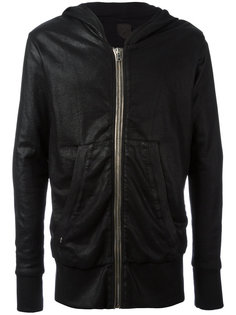 metallic zipped hoodie Rta
