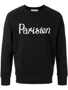 толстовка с принтом Parisien Maison Kitsuné