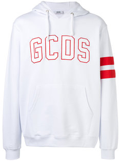 logo hooded sweatshirt Gcds