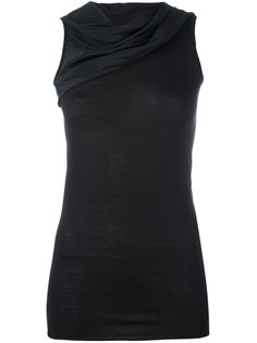 draped sleeveless top Rick Owens Lilies