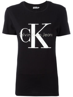 футболка с принтом-логотипом Calvin Klein Jeans