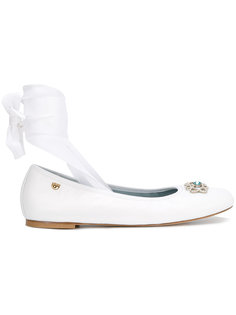 front strap ballerina shoes  Chiara Ferragni