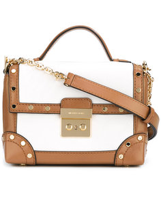 studded two-tone shoulder bag Michael Michael Kors