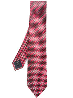 галстук с плетеным узором Ermenegildo Zegna