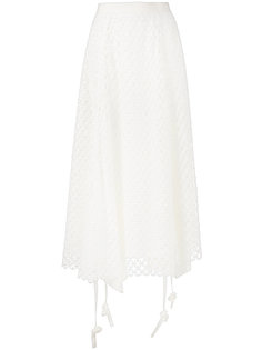 асимметричная юбка с высокой талией Loewe