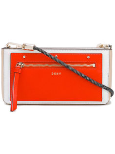 сумка через плечо с плетеной лямкой DKNY