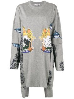 асимметричное платье One Love с принтами Stella McCartney