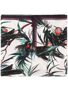 шарф с тропическим рисунком Ps By Paul Smith