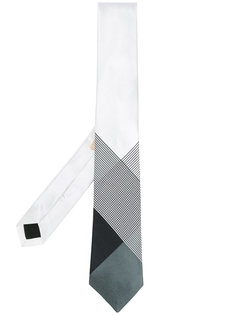 галстук с геометрическим рисунком Burberry