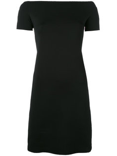 boat neck fitted dress Helmut Lang