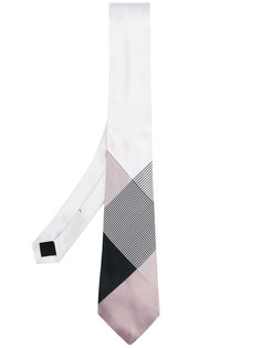 галстук с геометрическим рисунком Burberry