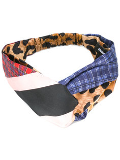 multi-print headband Dsquared2