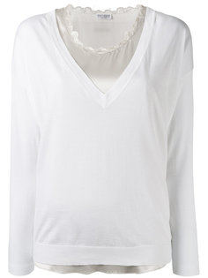 многослойный топ Brunello Cucinelli