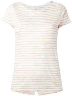semi-sheer striped T-shirt Majestic Filatures