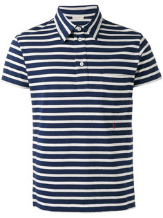 short sleeve stripe polo shirt Marc Jacobs