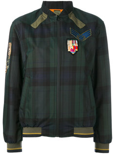 plaid print bomber jacket Mr &amp; Mrs Italy