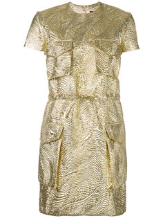платье мини с эффектом металлик Dsquared2