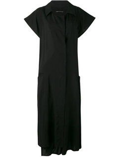 open neck shirt dress Yohji Yamamoto