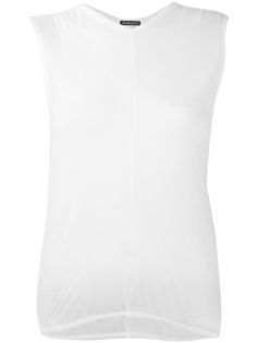 прозрачный топ с вырезом на спине Ann Demeulemeester