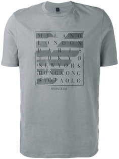 футболка City с логотипом Armani Jeans