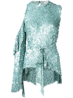 sequin embellished tie waist blouse Magda Butrym