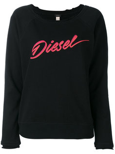свитер с вырезом-ковш Diesel
