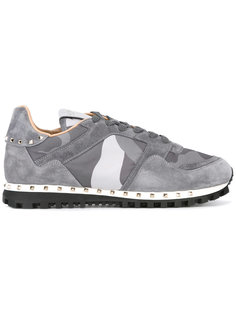 камуфляжные кроссовки Rockrunner Valentino