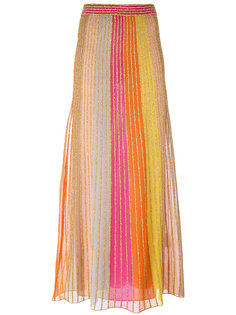 длинная юбка с отделкой металлизированной нитью M Missoni