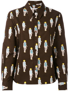 swimsuit print shirt Dondup