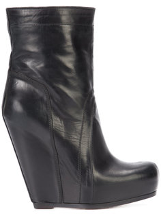 pull-on wedge boots Rick Owens