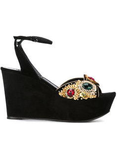 embellished platform sandals Casadei