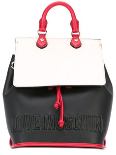 рюкзак дизайна колор-блок Love Moschino