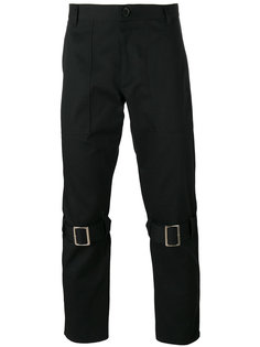 укороченные брюки с ремешками Comme Des Garçons Shirt