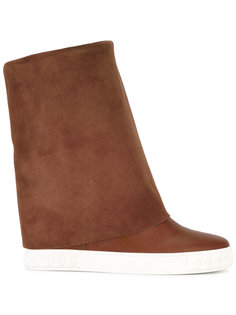 slip-on flat boots Casadei