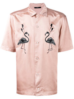 flamingo patches shortsleeved shirt Diesel