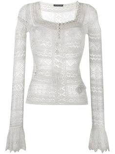 open knit jumper Alexander McQueen