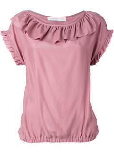 ruffled neck top Société Anonyme