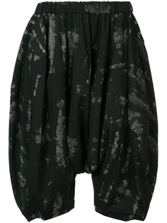 uneven pattern pants Comme Des Garçons