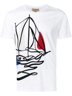 футболка с принтом корабля Burberry