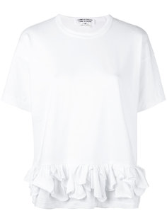 ruffle detail T-shirt Comme Des Garçons Comme Des Garçons