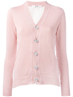 raw side detail cardigan Julien David
