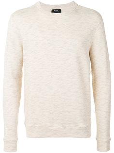 blurry risks print sweatshirt A.P.C.