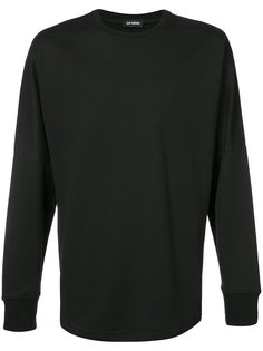 back lettering print sweatshirt Raf Simons