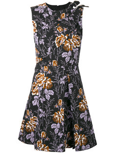 floral flared dress Victoria Beckham